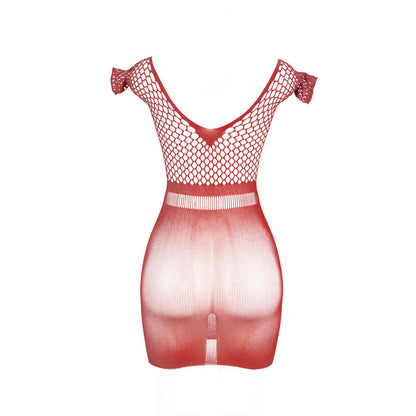 SUBBLIME - 951924 VESTIDO CURTO DE CROCHÊ VERMELHO GRILL TAMANHO ÚNICO