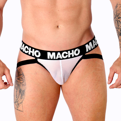 MACHO - MX26X1 JOCK GRID BRANCO M