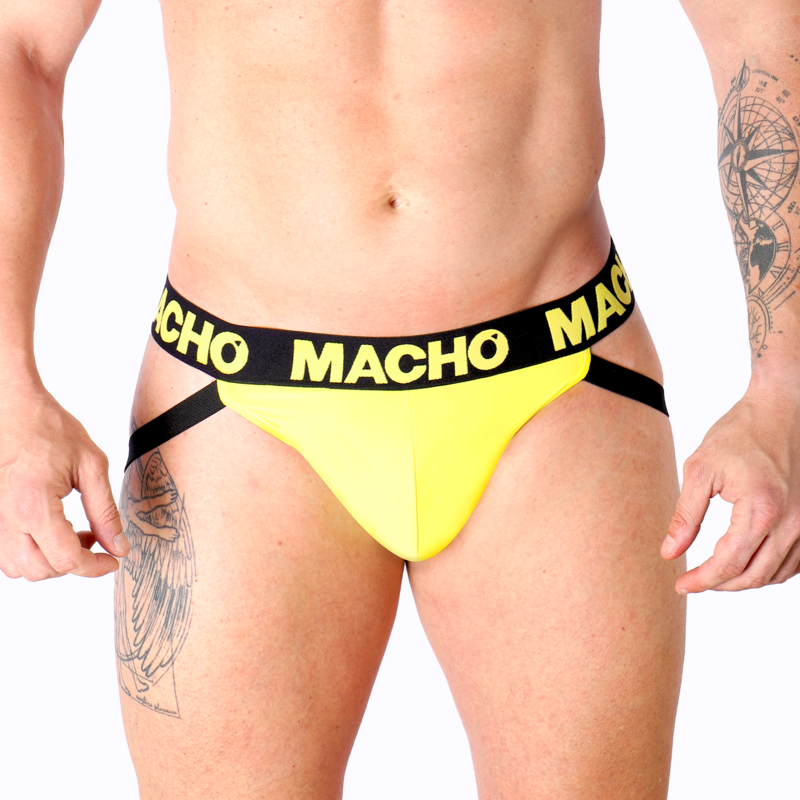 MACHO - MX25A JOCK LYCRA YELLOW L