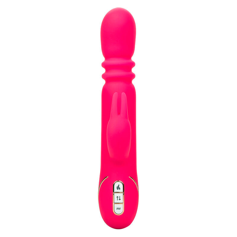 CALEXOTICS - JACK FANTASY VIBRADOR TRIPLO AQUECIDO COELHO ROSA