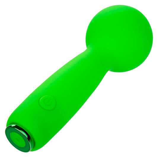 CALEXOTICS - NEON VIBES THE BUBBLY VIBE MINI MASSAGER 10 VIBRATIONS GREEN