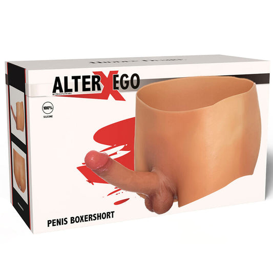 HIDDEN DESIRE - ALTER EGO BOXERSHOT COM PÊNIS 18 CM TAMANHO L