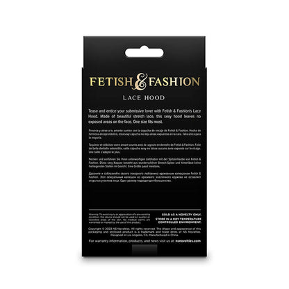 NS NOVELTIES - FETISH & FASHION CAPUZ DE RENDA PRETO