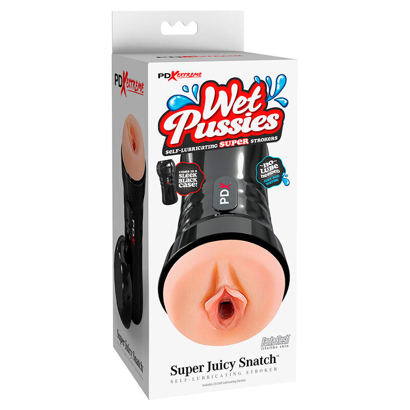 PDX EXTREME - WET PUSSIES AUTOLUBRIFICANTE MASTURBADOR CARNE