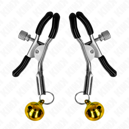 KINK - GRAMPO DE BICO SIMPLES DOURADO 6 CM