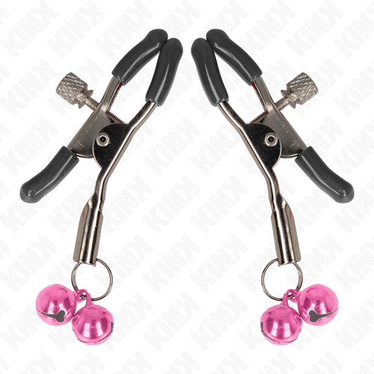 KINK - GRAMPO DE BICO DUPLO SINO ROSA 6 CM