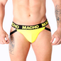 MACHO - MX25A JOCK LYCRA AMARELO M