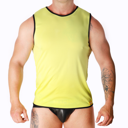 MACHO - YELLOW T-SHIRT S/M - Infernum Store
