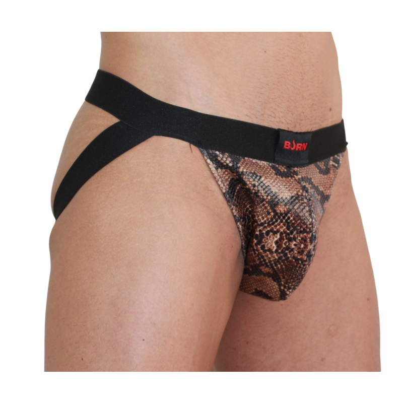 BURN - 002 JOCK SNAKE BLACK M