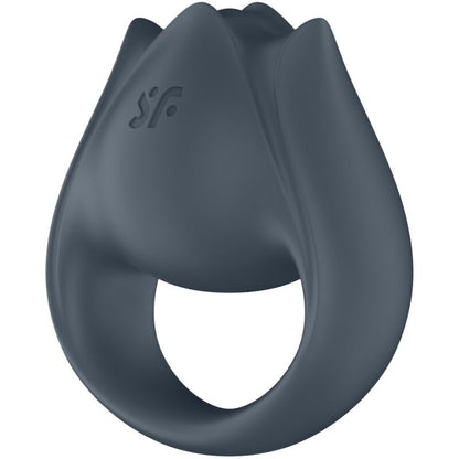 SATISFYER - PERFECT PAIR 2 MULTIVIBRANTES 2 EM 1 ANEL PARA PÊNIS E ESTIMULADOR DE DEDO CINZA