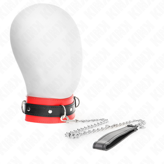 KINK - COLLAR WITH BELT 65 CM WITH STRAP RED 54 X 4.5 CM