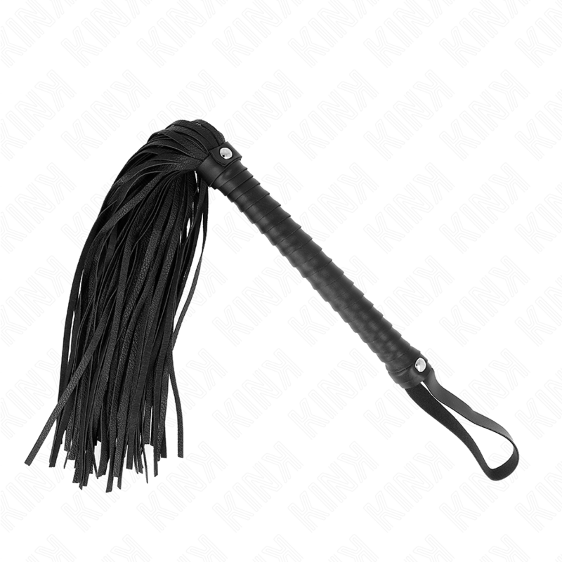 KINK - WHIP WITH BLACK TEXTURED HANDLE 48.5 CM