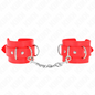 KINK - 3 RETENÇÕES DE PULSO D-RING AJUSTÁVEIS VERMELHO 17,5-25 CM X 6 CM
