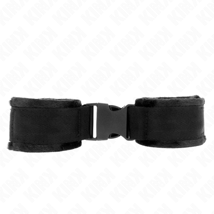 KINK - RETENÇÕES DE PULSO NYLON BIND HOOK&LOOP VERMELHO-PRETO MODELO 1 AJDUSTABLE 25-35 CM X 6 CM