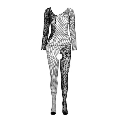 PASSION - BS 107 BODYSTOCKING BRANCO TAMANHO ÚNICO