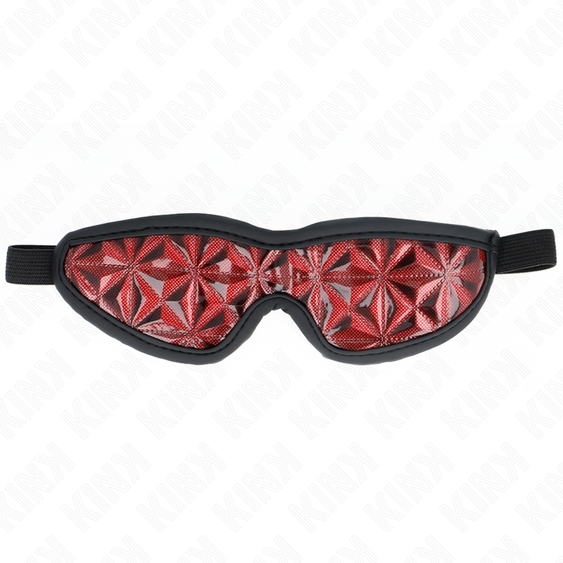 KINK - RED DIAMOND PATTERN HEADBAND 20.5 x 6 CM