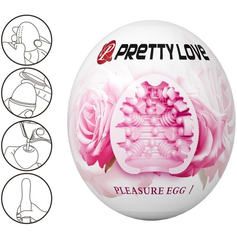 PRETTY LOVE - MALE MASTURBATOR EGG PINK