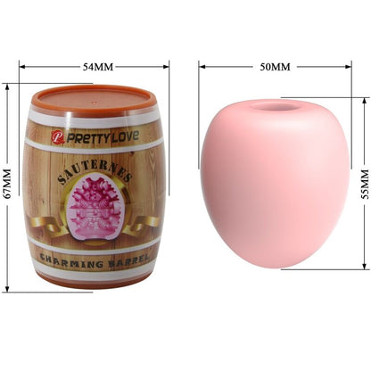 PRETTY LOVE - MASTURBADOR MASCULINO OVO ROSA MODELO 2