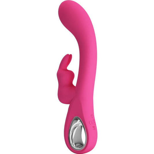 PRETTY LOVE - NOVAK RABBIT VIBRATOR 12 VIBRATIONS PINK