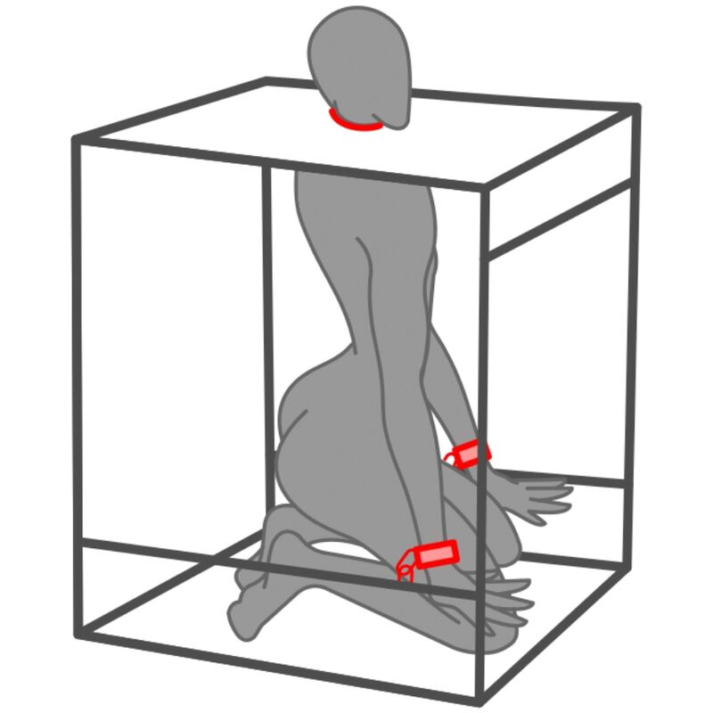 SECRET DOME - KINK CLUB CABINA BUKKAKE PRETO E VERMELHO