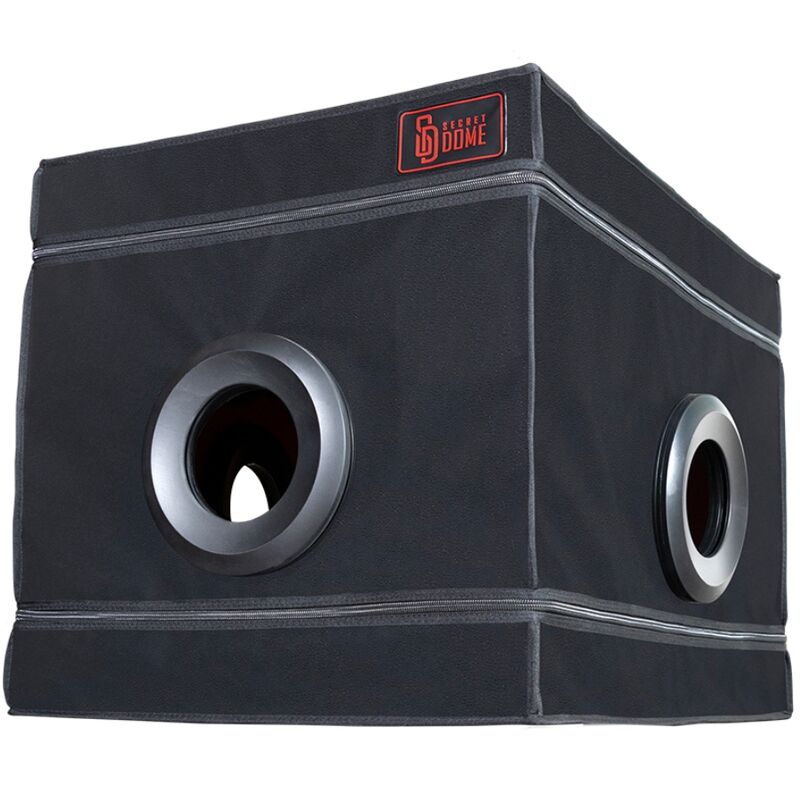 SECRET DOME - KINK CLUB LA NICHE CABIN PRETO E VERMELHO