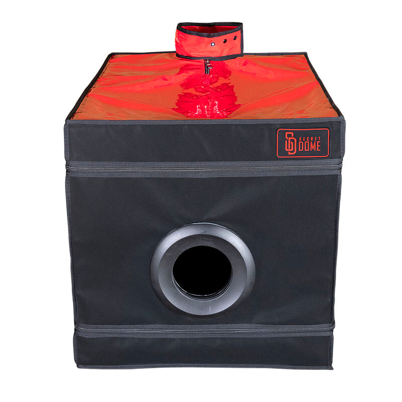 SECRET DOME - KINK CLUB LA NICHE CABIN PRETO E VERMELHO