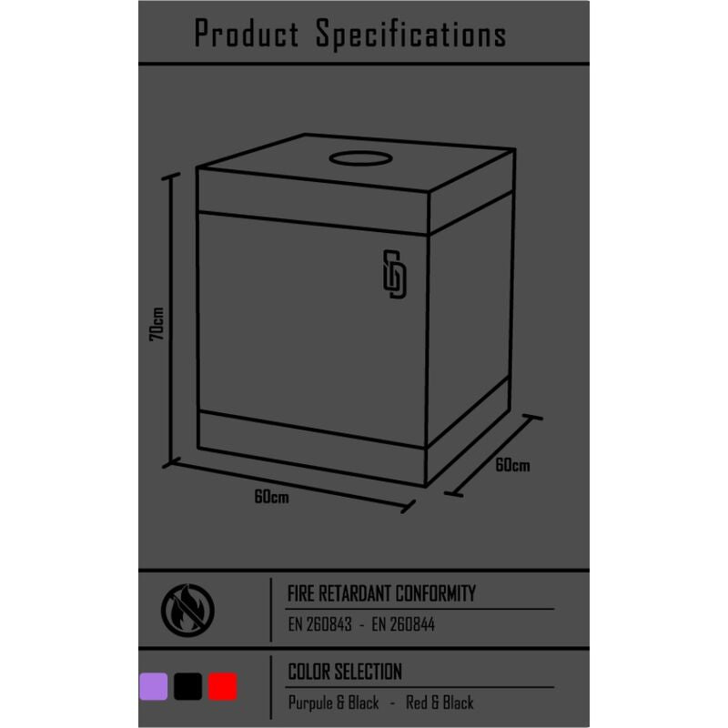 SECRET DOME - KINK CLUB CABINA BUKKAKE PRETO E VERMELHO