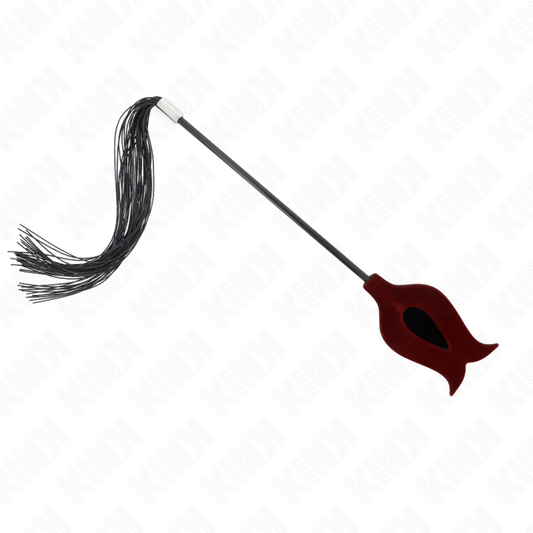 KINK - CHICOTE DE BORLA DE SILICONE FORMA DE ROSA 45 CM