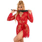 SUBBLIME - 953775 CAMISOLA DE NOITE DE RENDA + TANGA VERMELHO S/M