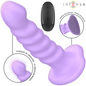 INTENSE - VIBRADOR BRENDA TAMANHO M DESIGN ESPIRAL 10 VIBRAÇÕES ROXO CONTROLE REMOTO