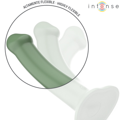 INTENSE - BECCA VIBRADOR COM VENTOSA 10 VIBRAÇÕES VERDE CONTROLE REMOTO