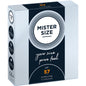 MISTER SIZE - PRESERVATIVO TAMANHO L 57 MM (3 UNIDADES)