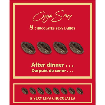 DIABLO PICANTE - CAIXA DE 8 CHOCOLATES EM FORMA DE VAGINA - Infernum Store