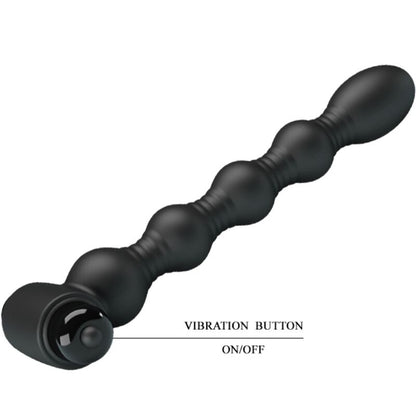 PRETTY LOVE - LYNN SILICONE ANAL PLUG 10 VIBRAÇÕES PRETO
