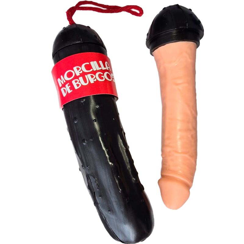 DIABO PICANTE - DILDO DE SALSICHA DE SANGUE DE BURGOS