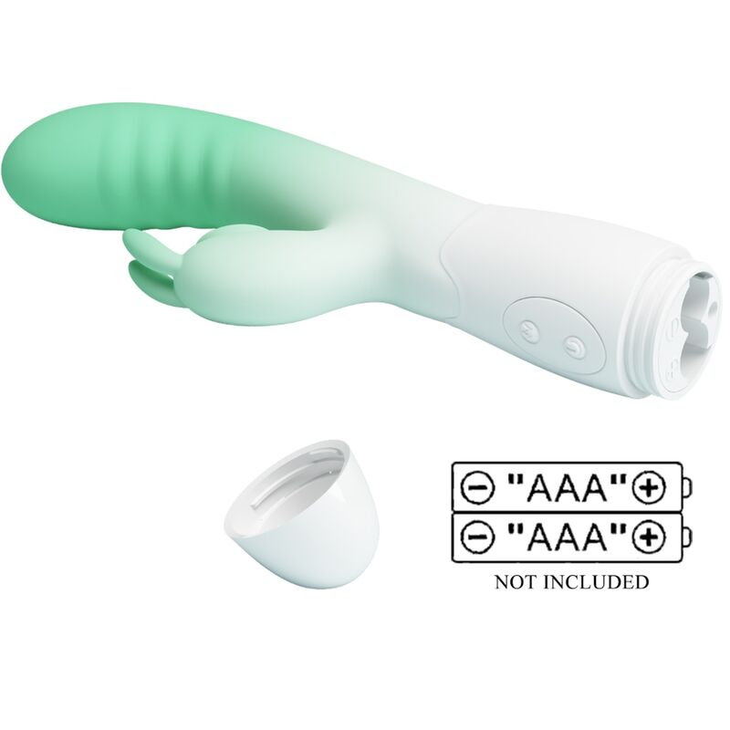 PRETTY LOVE - VIBRADOR CERBERUS RABBIT 30 VIBRAÇÕES VERDE