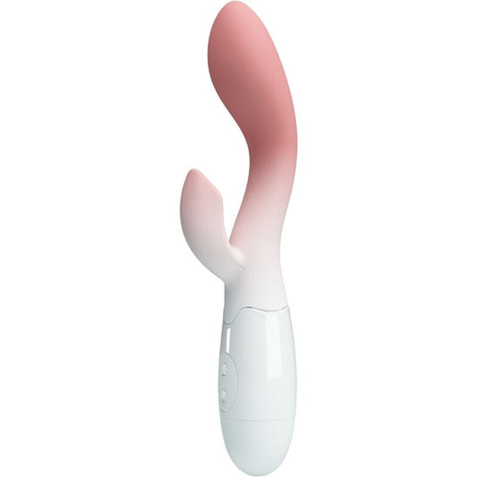 PRETTY LOVE - BRIGHTY G-SPOT VIBRATOR + CLITORIS STIMULATOR 30 VIBRATIONS PINK