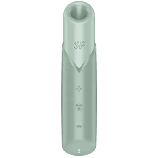 SATISFYER - NAUGHTY KISS WAVE CLITORIS STIMULATOR AQUAMARINE