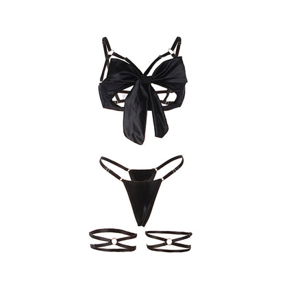 SUBBLIME - 955205 CONJUNTO DE SUTIÃ COM LAÇO PRETO AJUSTÁVEL L/XL