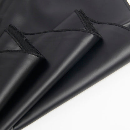 SUBBLIME - 955373 VESTIDO COM ALÇAS DE COURO PRETO S/M