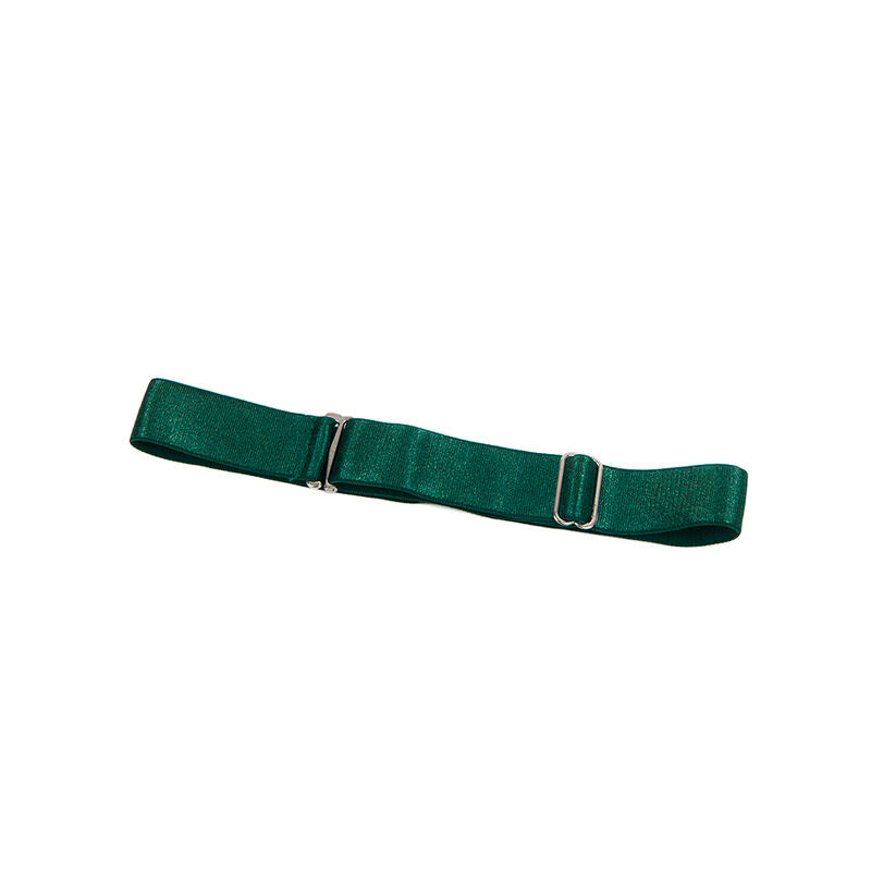 SUBBLIME - 955434 VESTIDO COM ALÇAS DE COURO VERDE S/M