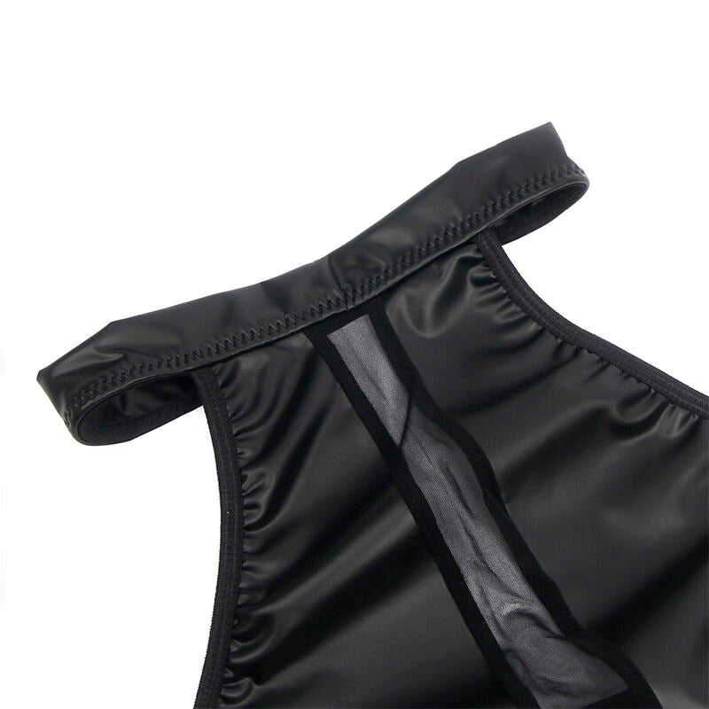 SUBBLIME - 955472 VESTIDO DECOTE HALTER COM TRANSPARÊNCIAS PRETO S/M