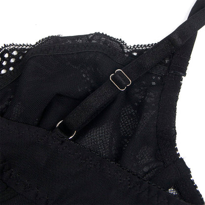 SUBBLIME - 955618 BODYSUIT DE RENDA COM FECHO DE BAIXO PRETO S/M
