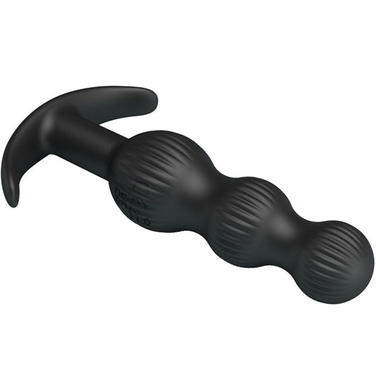 PRETTY LOVE - VIBRADOR ANAL SIDNEY 10 VIBRAÇÕES PRETO