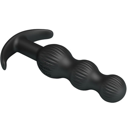 PRETTY LOVE - VIBRADOR ANAL SIDNEY 10 VIBRAÇÕES PRETO