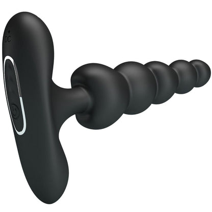 PRETTY LOVE - VIBRADOR ANAL CORBAN 10 VIBRAÇÕES PRETO
