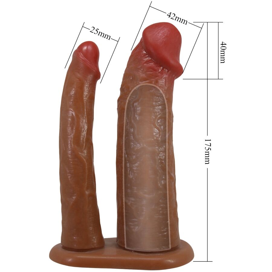 PRETTY LOVE - KEAVEN HARNESS BRIEFS DUPLO DILDO UNIVERSAL E CONFORTÁVEL