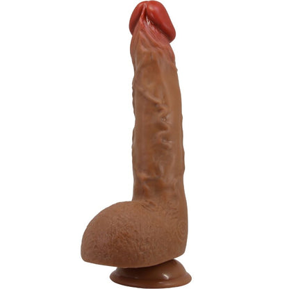 BAILE - BEAUTIFUL WILKS VIBRADOR REALÍSTICO 5 AJUSTES 25 CM MULATO