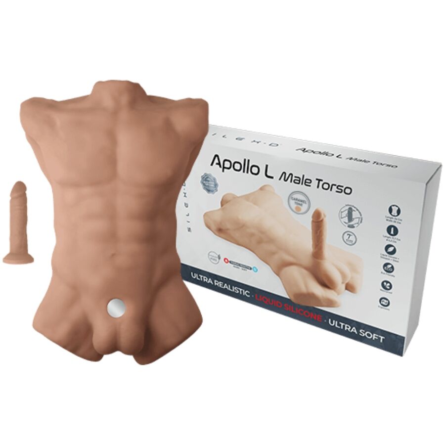 SILEXD - APOLLO L TRONCO MASCULINO REALISTA CARAMELO