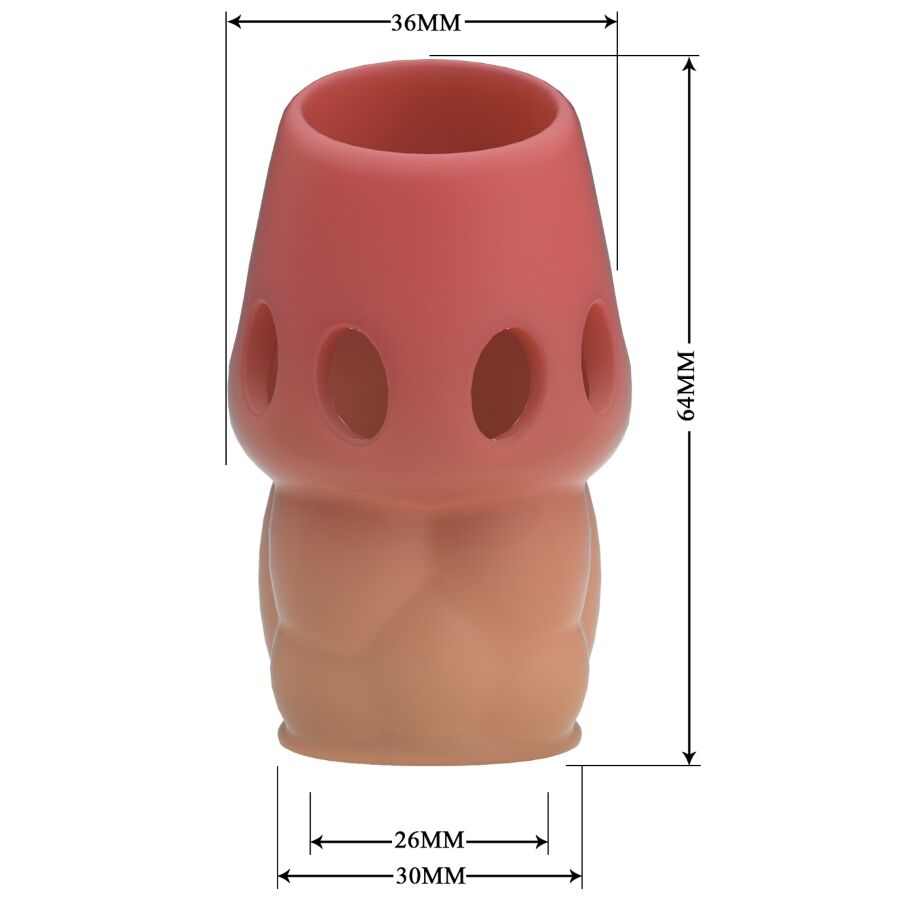 PRETTY LOVE - OSCAR PÊNIS ROSA MAIS GROSSO